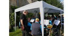 Nachfeier des Mährisch-Neustädter Wachsstockfestes an der Weingartenkapelle (Foto: Karl-Franz Thiede)